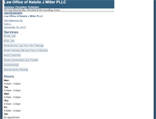 Tablet Screenshot of njmillerlaw.com
